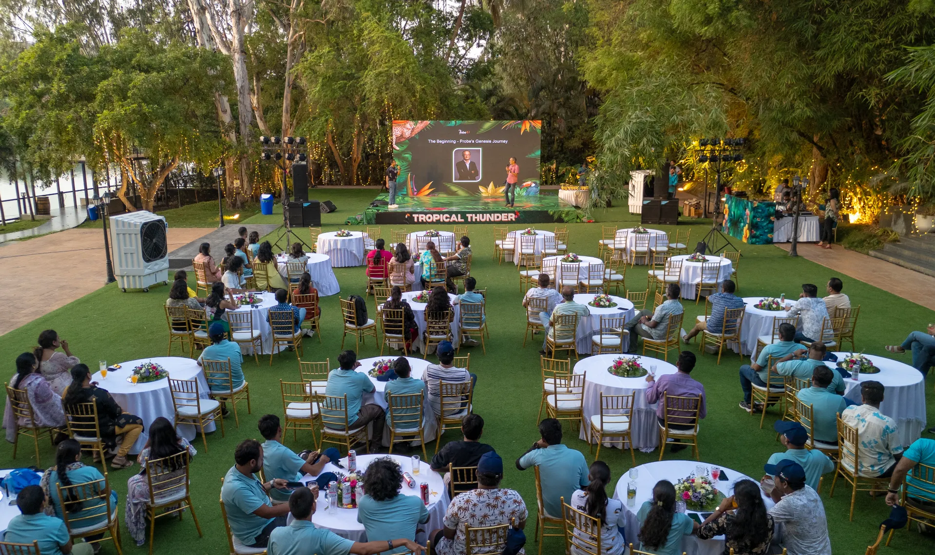 Corporate conference hall at a resort in Bangalore