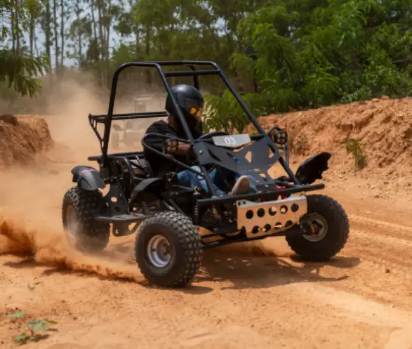 Dirt karting adventure track at Area83